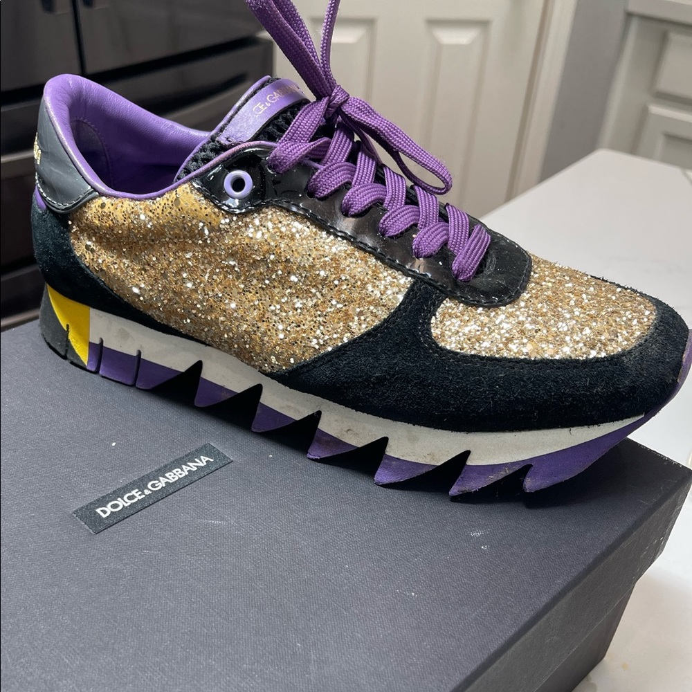 Dolce & Gabanna Sparkly Sneakers